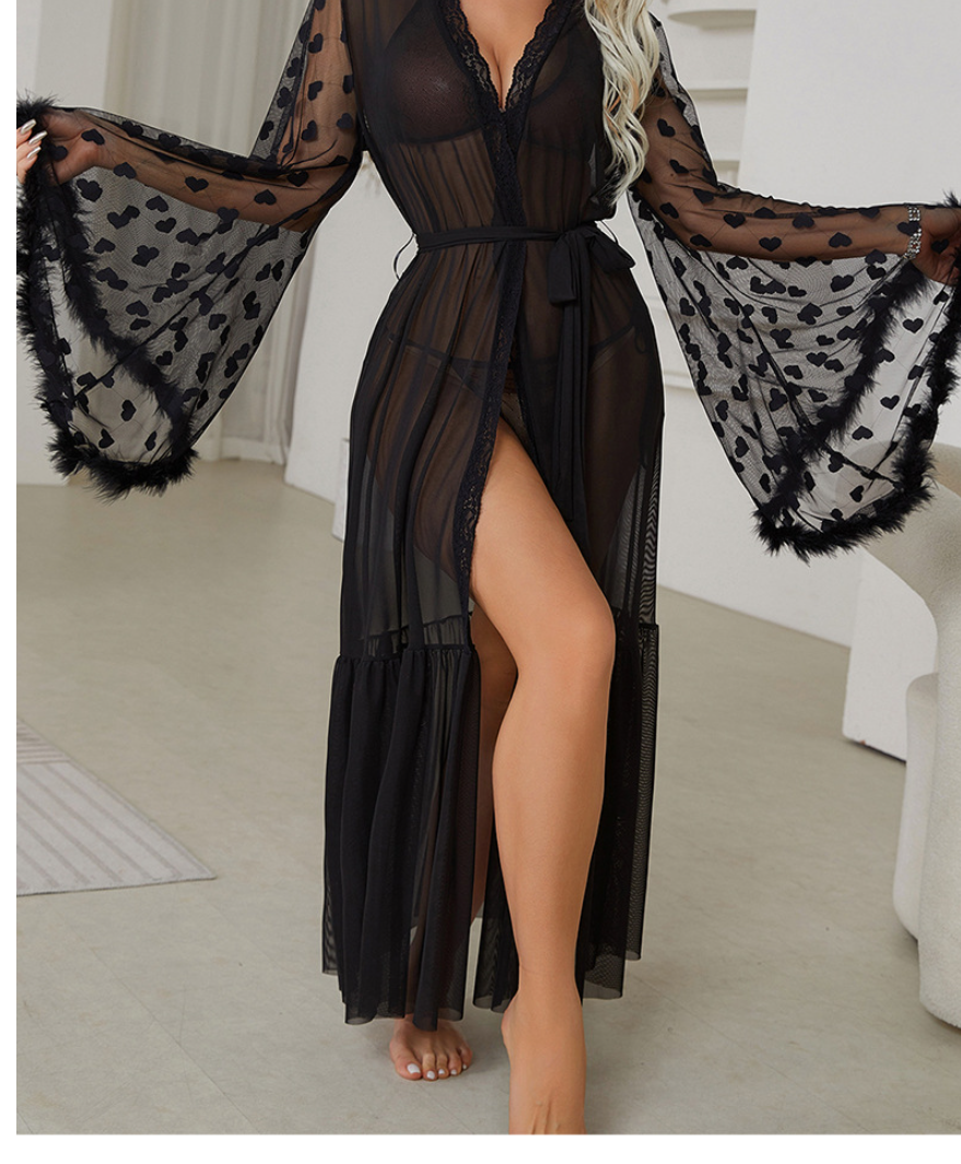 Midnight Polka Mesh Jumpsuit